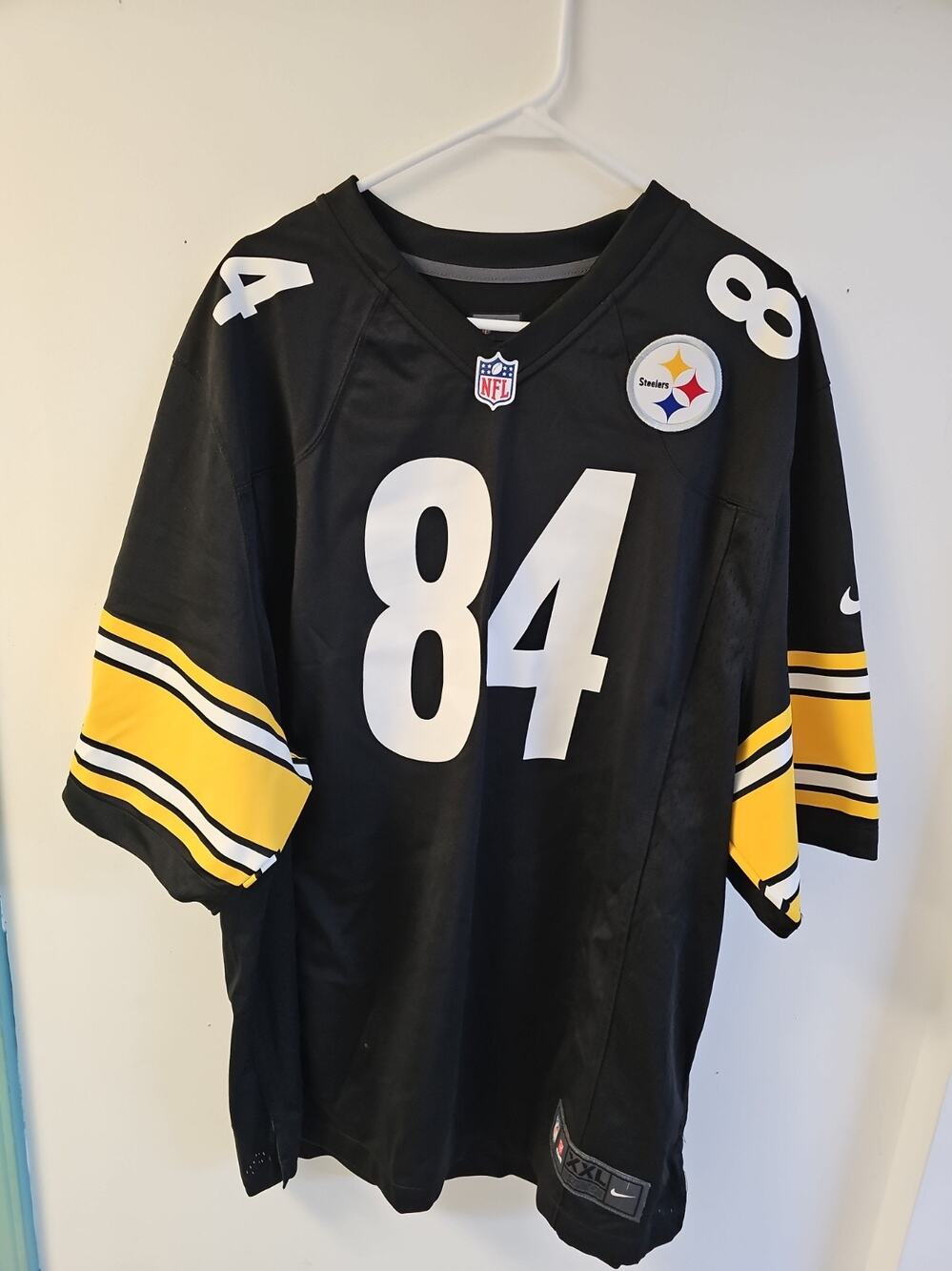 Nike On Field Antonio Brown #84 Pittsburgh Steelers NFL Jersey Men's XXL